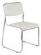 Chair Visitor Randin in White Color 42x44x77cm 1pcs