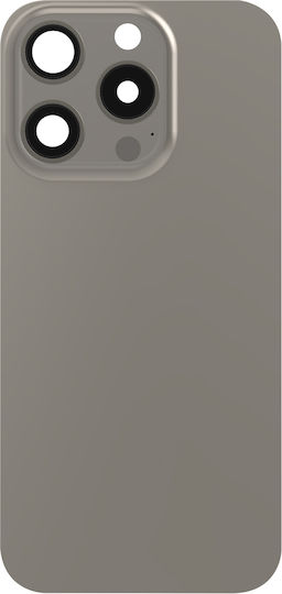 Капак на батерия Clappio за Apple iPhone 15 Pro Magsafe сив