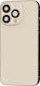 Clappio Frame + Battery Cover Iphone 13 Pro Rear Window Beige