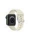 Apple Watch 41mm 40mm 38mm Wearable Strap Silicone Adjustable Beige