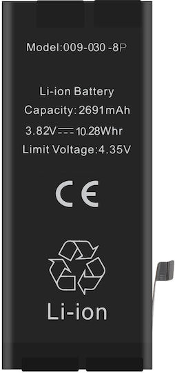 Батерия Clappio за iPhone 8 Plus 2691mAh Ti Chip Черна