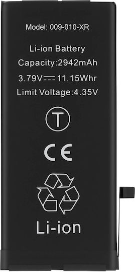 Clappio Battery Iphone Xr Internal Capacity 2942mah Black