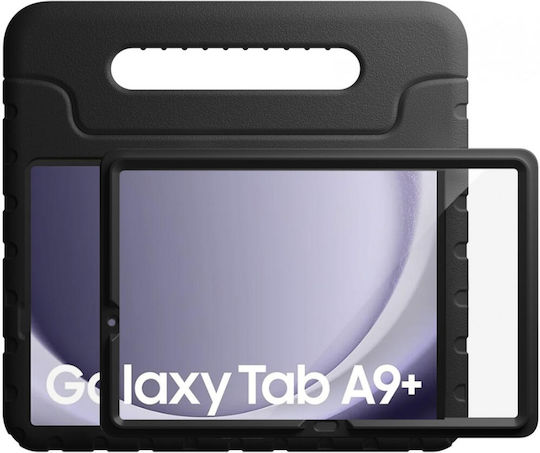 HappyCase Задна корица Устойчив за Деца Черен (Samsung Galaxy Tab A9 Plus 11" X210/X215/X216) 122777