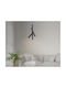 Luma Κρεμαστό Φωτιστικό Satin Black LED 24x55εκ.