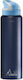 Laken Μπουκάλι Θερμός Ανοξείδωτο / Πλαστικό BPA Free 1lt Μπλε με Καλαμάκι