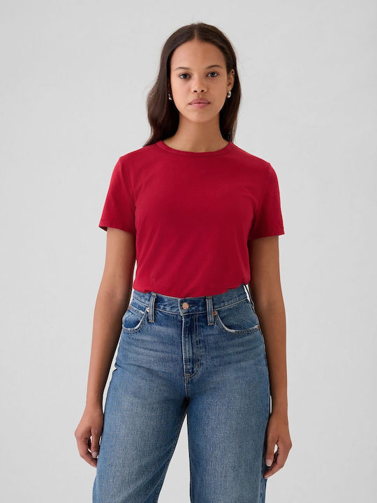 GAP Vintage Дамска Блуза Памучна Red