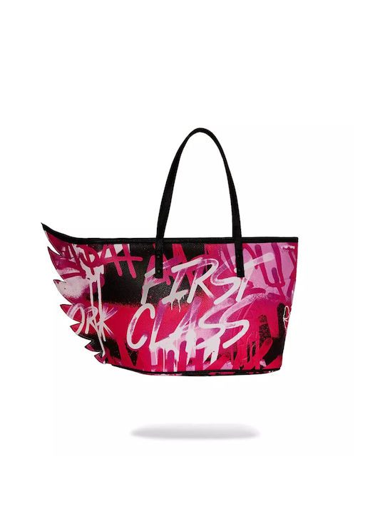 Sprayground The Wing Tote Afterglow Skyglow Geantă de damă Tote De mână Fuchsia