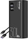 Obal:Me EnergyPulse Power Bank 30000mAh 22.5W με 2 Θύρες USB-A και Θύρα USB-C Power Delivery Μαύρο