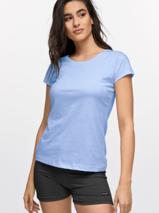 Bodymove Γυναικείο T-shirt Γαλάζιο