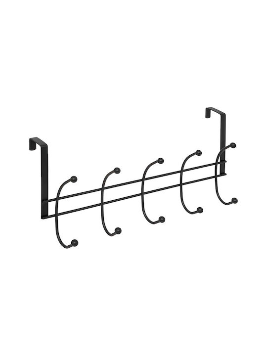 Five Door Hook 5 Slots Metallic 42x12x12cm