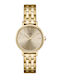 Cluse Boho Damen Uhr mit Gold Metallarmband