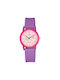 Q&Q Kids Analog Watch with Rubber/Plastic Strap Purple