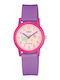 Q&Q Analog Kids Watch 32mm Purple with Rubber Strap