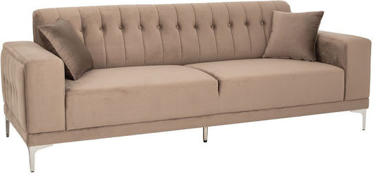 Three-Seater Velvet Couch 236x86x85 cm