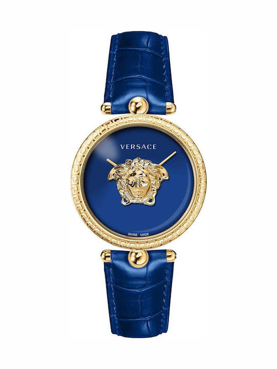 Versace Palazzo Women's Watch with Blue Leather...