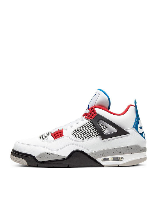 Air  4 Retro Ανδρικά Μποτάκια Λευκά
