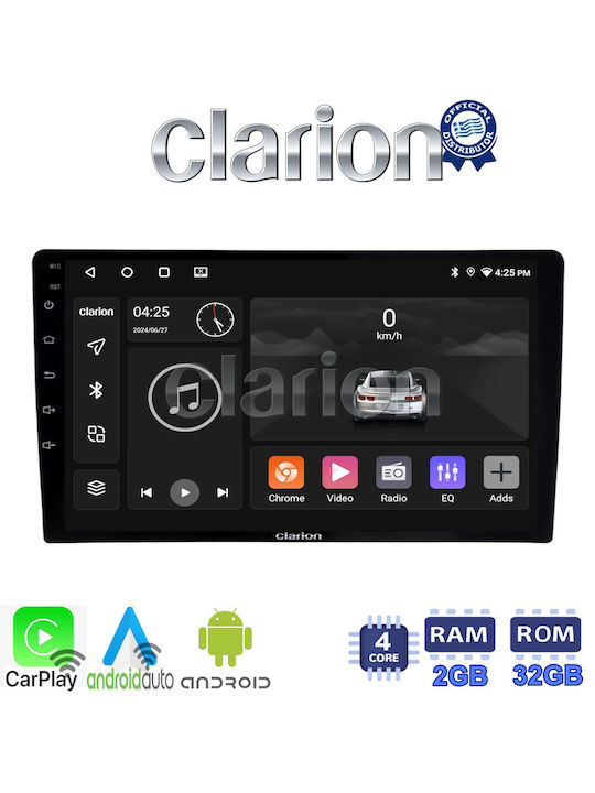 Clarion Sistem Audio Auto (Bluetooth/USB/WiFi/GPS/Apple-Carplay/Android-Auto) cu Ecran Tactil 9"