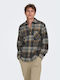 Μακρυμάνικo Overshirt Bistre 22030763