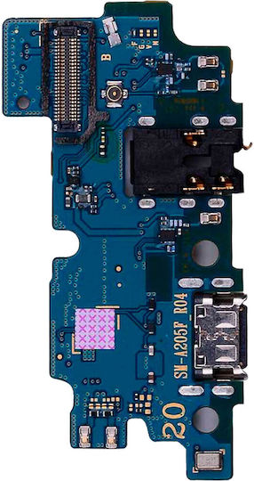 Конектор за зареждане Galaxy A21s Usb Type-c Micro 3.5mm Jack Зелен