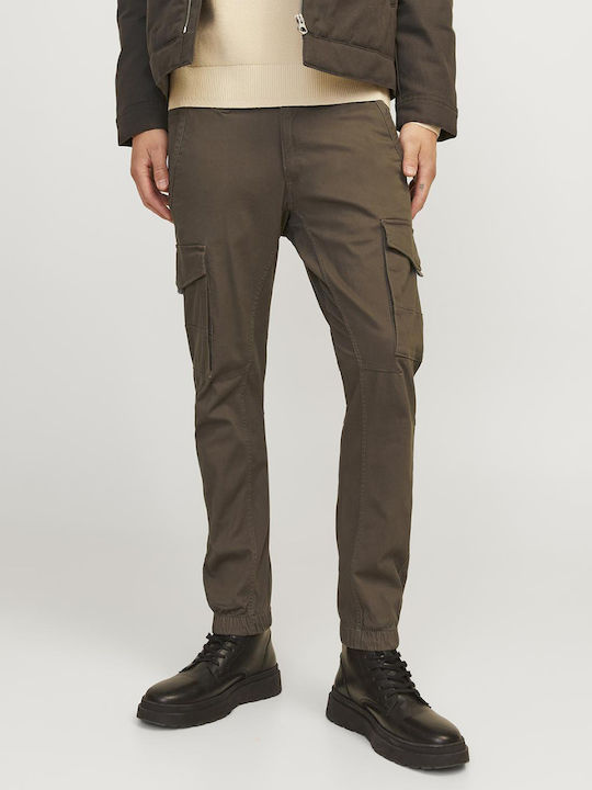 Jack & Jones Παντελόνι Cargo Ελαστικό σε Slim Ε...