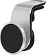 Smartphone Car Holder Magnetic System Ventilation Grille Attachment Silver
