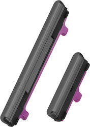 Clappio Button Galaxy S10/s10 Plus Power Volume Replacement Black