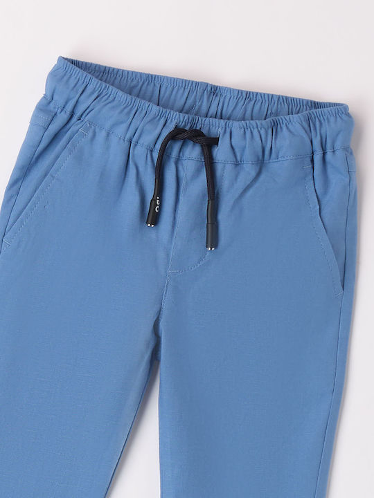 iDO Kids Linen Trousers Blue