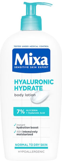 Mixa Moisturizing Lotion Body with Hyaluronic Acid for Normal to Dry Skin 400ml