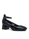 Pantofi cu toc cu Curea Negre