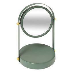 5Five Double Sided Tabletop Makeup Mirror Green