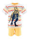 Superheroes Kinder Schlafanzug Sommerlich Yellow