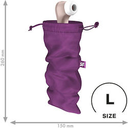 Satisfyer Treasure Bag Toys Storage Case L 26 X 15 Cm Violet