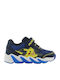 Kids Sneakers Anatomic with Scratch & Lights Blue
