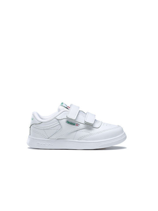 CLUB C 2V Kids Sneakers with Scratch White / Glen Green / Vector Blue
