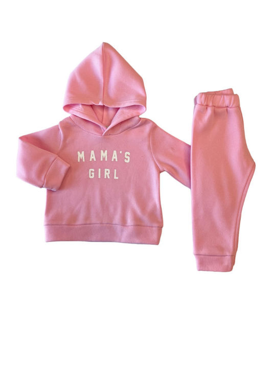 Kinder Sweatpants Set - Jogginganzug Pink 2Stück