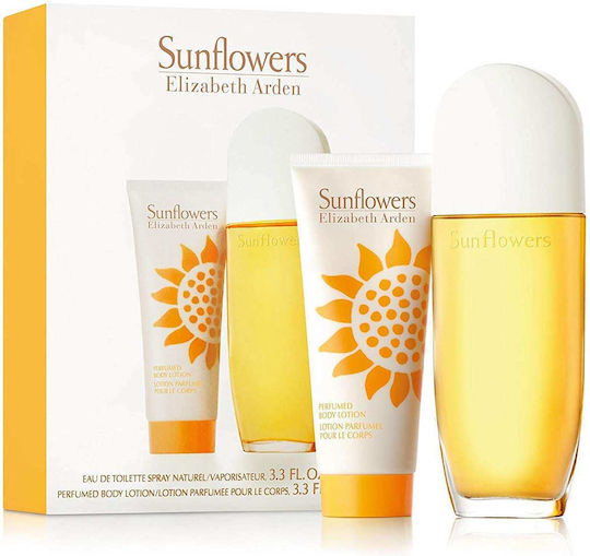 Elizabeth Arden Sunflowers Edt 100ml & Body Lotion 100ml Gift Set