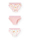 Boboli Σετ Παιδικά Βρακάκια Pink 3τμχ