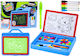 Lean Toys Drawing Board Light Kids Magnetic Board 32.5x32.5x32.5cm