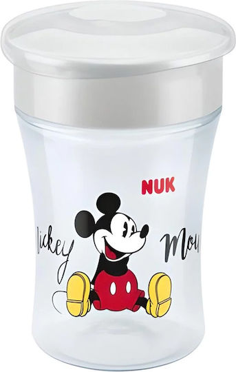 Nuk Baby Cup Magic made of Silicone White Mickey Mouse 230ml for 8m+m+