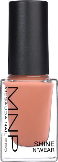 Mesauda Milano Glossy Βερνίκι Νυχιών Μακράς Διαρκείας 251 Peachy Nude 10ml