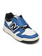 New Balance Kids Sneakers with Scratch Blue