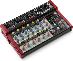 Power Dynamics PDM-Y801 Αναλογική Κονσόλα 8 Καναλιών με Phantom Power & 6 Εισόδους XLR & Bluetooth