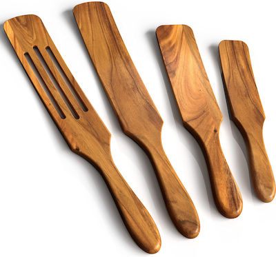 Whimlets Wooden Cooking Utensil Set Beige