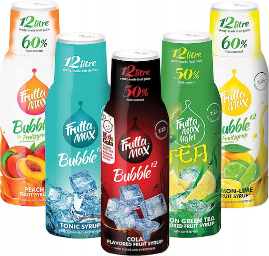 5x Fruttamax Syrup Cola Tonic Lime Ice Tea