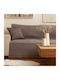 Borea Solana Three-Seater Sofa Throw Chenille 180x300cm Brown