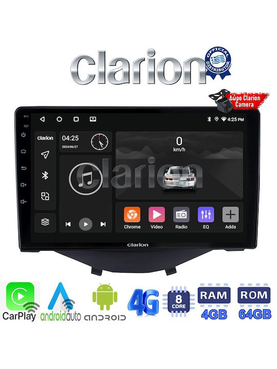 Clarion Автомобилна Аудио Система (Блутут/USB/WiFi/GPS/Apple-Carplay/Android-Auto) с Тъчскрийн 9"