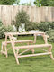 Tisch Stabil Brown 110x133x72cm