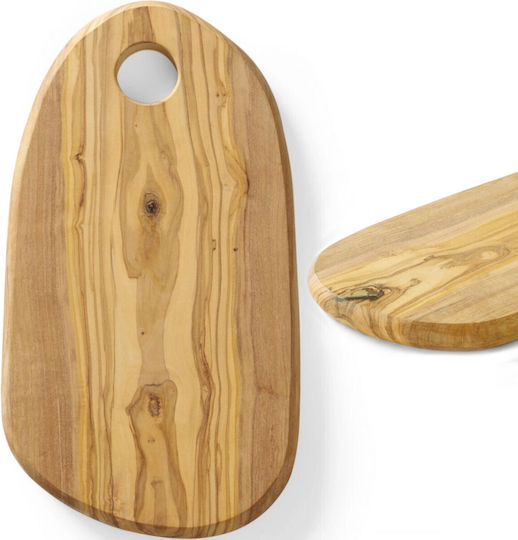 Olive Wood Serving Board Hole 250 X 165 X 18 Mm Hendi 505229