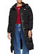 Tjw Alaska Lungă Jachetă de femei Puffer Black