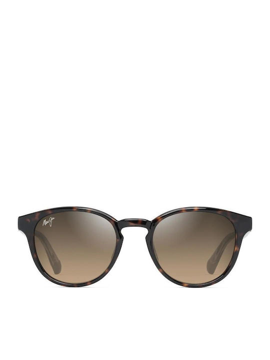 Maui Jim Унисекс Слънчеви Очилa с Кафяв Костену...
